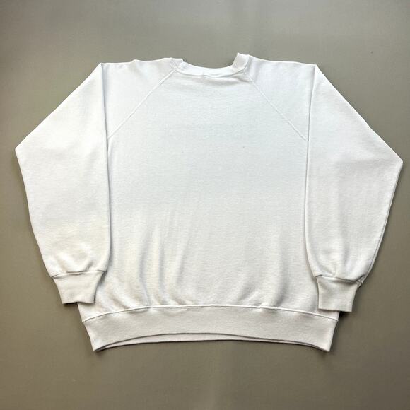 Vintage Technology Sweatshirt Adult Small White Crewneck Computer Software 90s - Picture 3 of 8